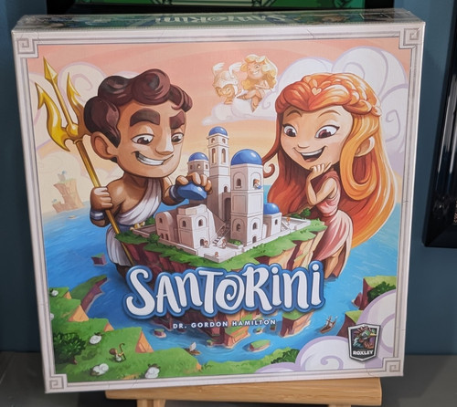 Santorini board game - board,