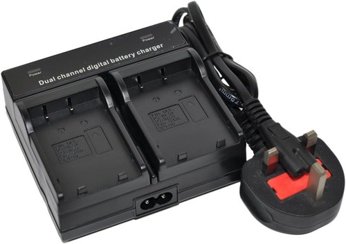 Mains twin battery charger - battery,