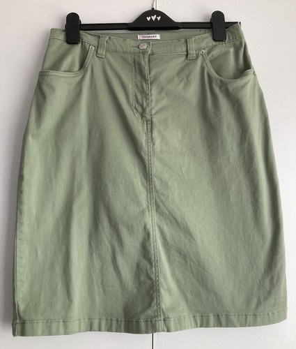Ladies olive cotton - cotton, stretch