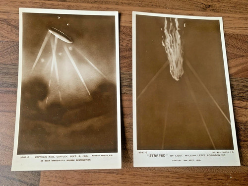 Zeppelin german airship attack - airship,