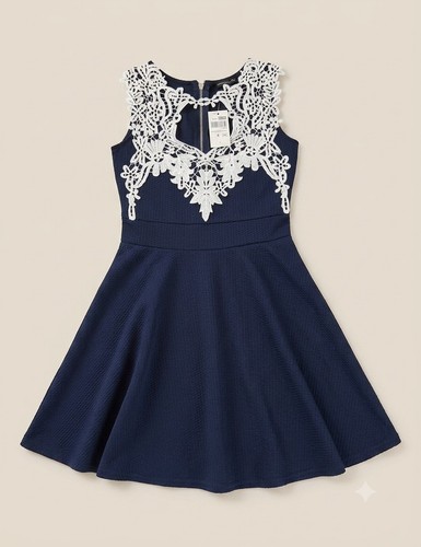 Womens quiz navy dress - navy,