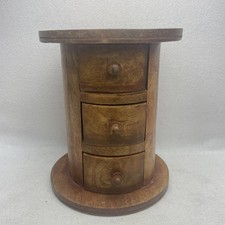 Mini Drum Chest storage Bedroom Living Room sku8