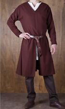 Celtic Viking Long Sleeve Tunic Renaissance Reenactment Costume Surcoat For Men