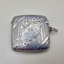 Sterling Silver Vesta Case