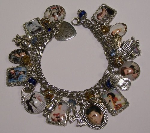 Elvis presley charm bracelet - elvis,