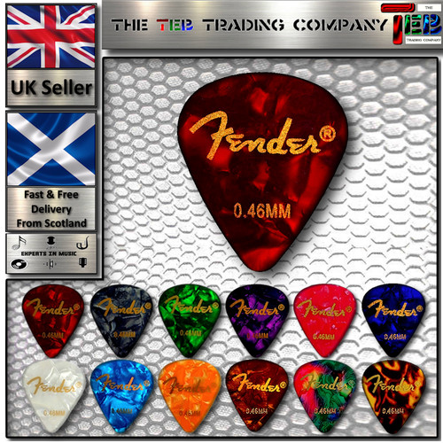 Fender guitar picks plectrums - fender,