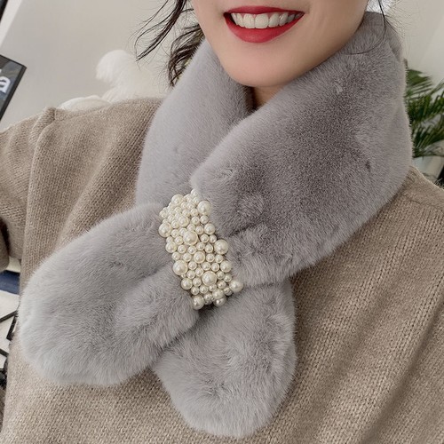 Winter women luxury faux - faux, thick