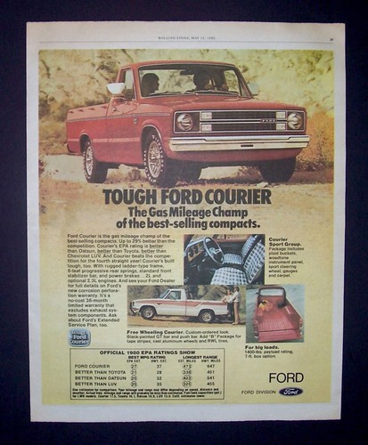 Ford courier pickup - pickup, truck