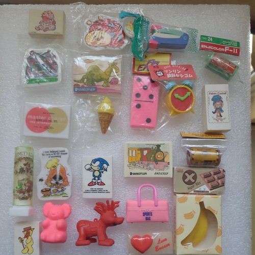 Rare vintage erasers - rare,