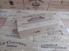 Wooden Wine Box Crate with lid