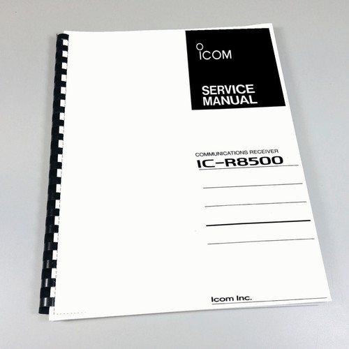 Icom r8500 service manual - ic-r8500,
