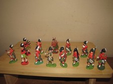 Vintage Britains Highland Infantry toy soldiers 1/32 scale