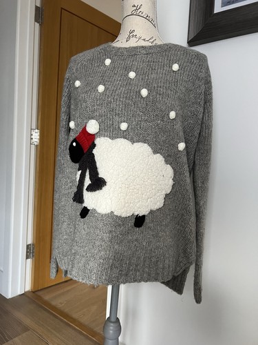 Ladies next sheep lamb - sheep, snow