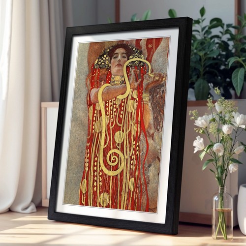 Hygeia gustav klimt - gustav, framed