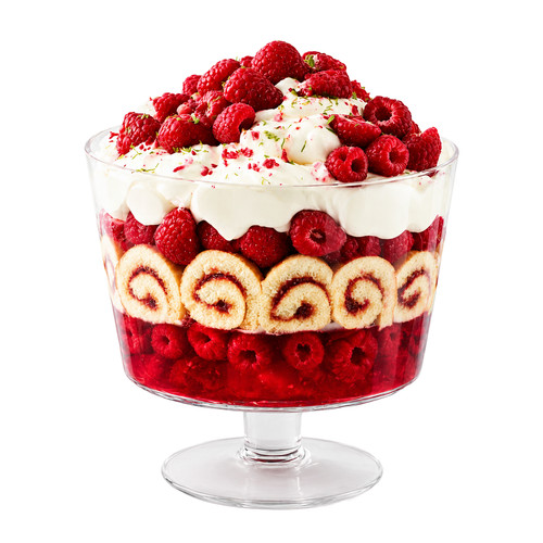 Trifle bowl footed glass - bowl,