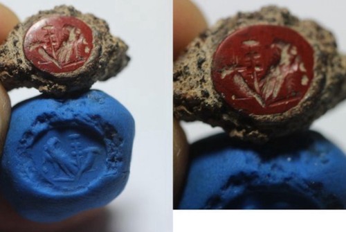 Ancient roman red jasper - ancient,