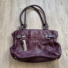 Tignanello Leather Bag Purpler