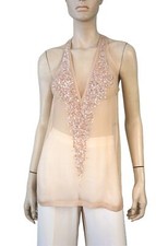 BARBARA BUI sz M Sequined Nude