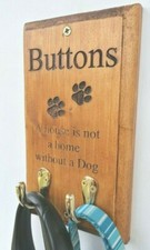 Dog lead holder personalised
