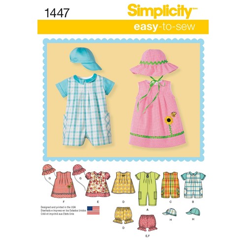 Simplicity 1447 romper - 1447, dress