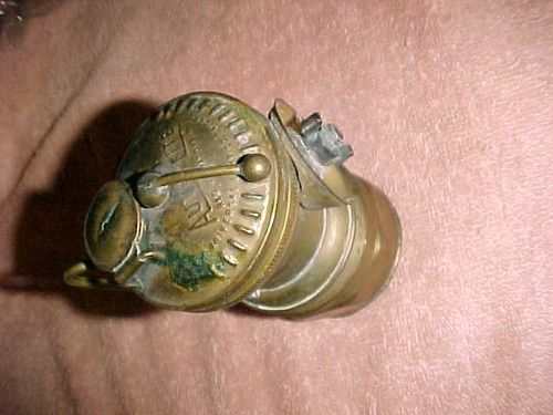 Miner carbide light antique - miner's,