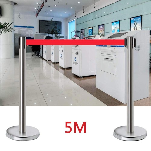 Wall mount queue barrier - wall, rope