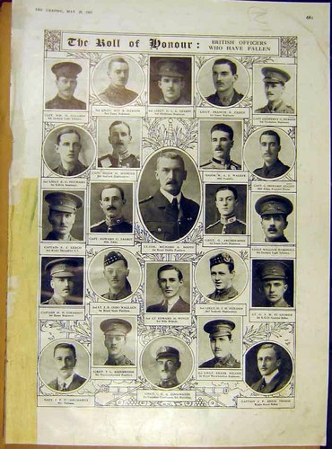 Roll honour officers ww1 - officers,