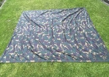 British Army Surplus Shelter Sheet Ground Sheet J&S Franklin 1998 With J&S Bag
