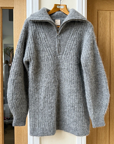 Grey alpaca wool blend - h&m,