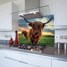 Highland Cow Toughened Glass