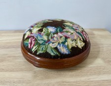 Vintage Wooden Small Round