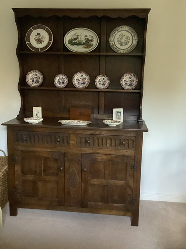 Vintage welsh dresser - welsh, dark