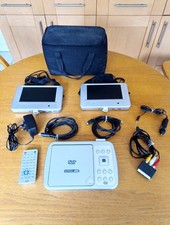 Twin Screen Portable Car DVD