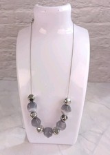 Next Beaded Necklace Silver