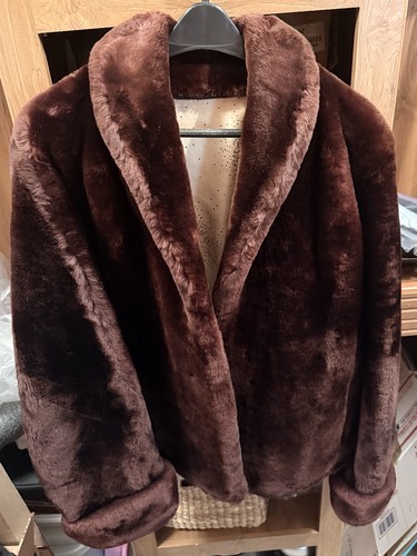 Vintage brown fur label - vintage,