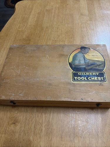 Very old gilbert toys wooden - very,