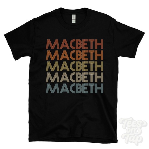 Macbeth repeated retro style - macbeth,