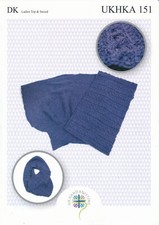 Ladies Ribbed Top & Cabled