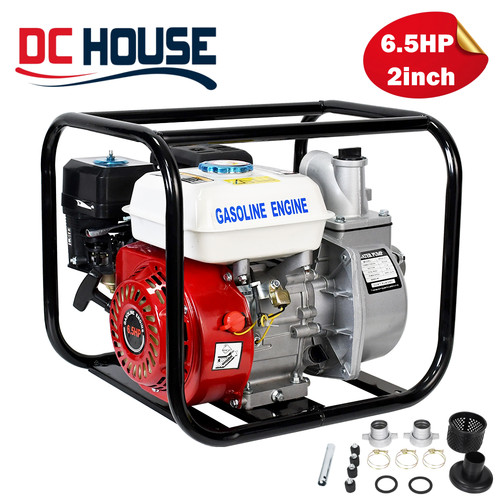 5hp 4 stroke gas - 2", 6.5hp