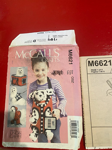 Mccall crafts m6621 - crafts,