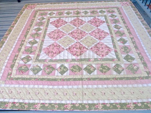 Antique hand quilted 1930s - antique,