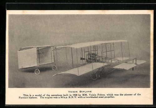 Voisin biplane airplane - biplane,,