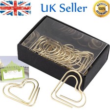 12Pcs Heart-Shaped Paper Clips