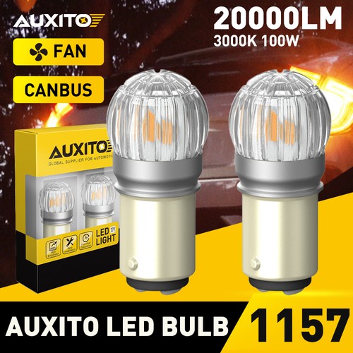 1157 bay15d led bulbs amber - 2x,