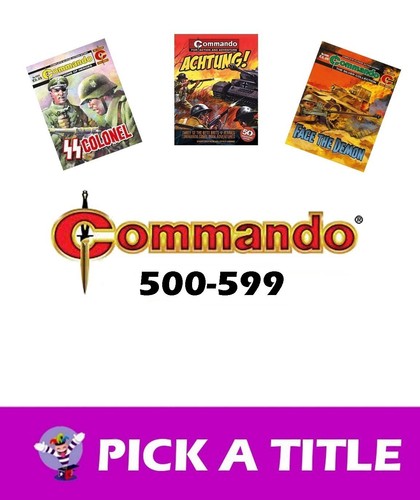 Commando comics 500 599 choose - commando,