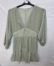 Vera & Lucy Sage Green Gold