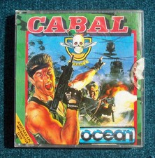 CABAL - Amstrad Disk - Ocean Software 1989 game CPC 464 / 6128 Jewel case