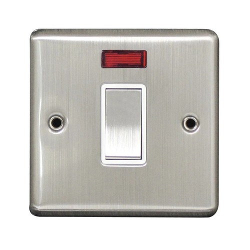 Brushed stainless steel 20a - steel,