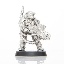 40k Kasrkin STORM TROOPER PLASMA GUN & Backpack - metal RARE - Imperial Guard