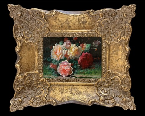 Framed original oil painting - framed,